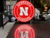 Nebraska Huskers Round Lightbox