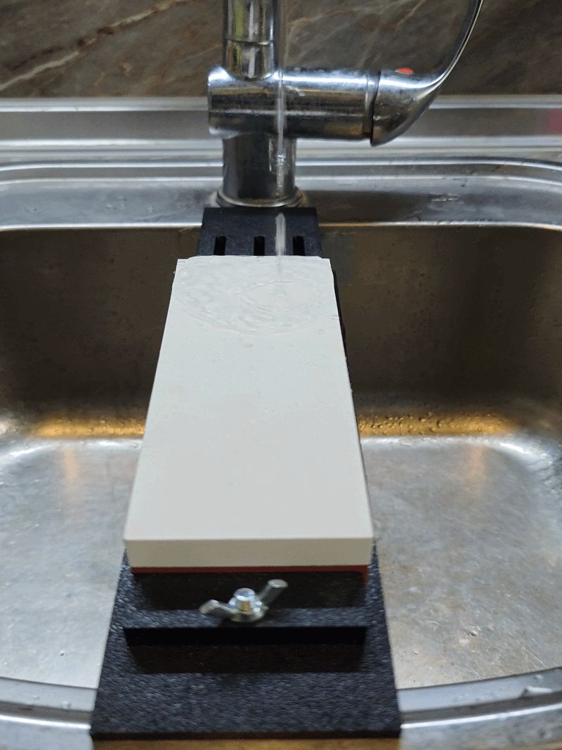 Adjustable Kitchen Sink Whetstone Holder Knife