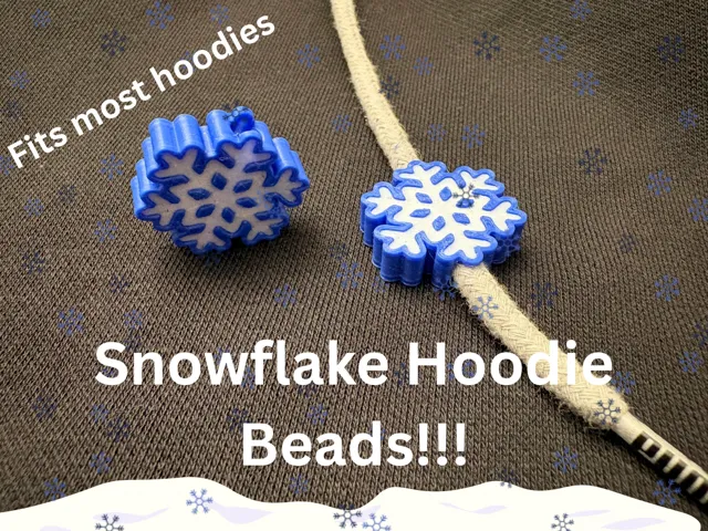 Snowflake Hoodie Bead