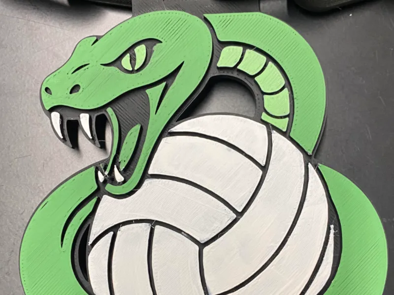 Vipers Volleyball Pendant