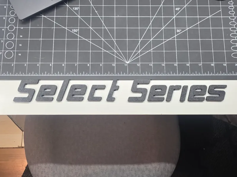 Select Series Logo – Garage / Workshop Wall Decor