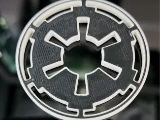 First Galactic Empire Emblem, Two Color Tones