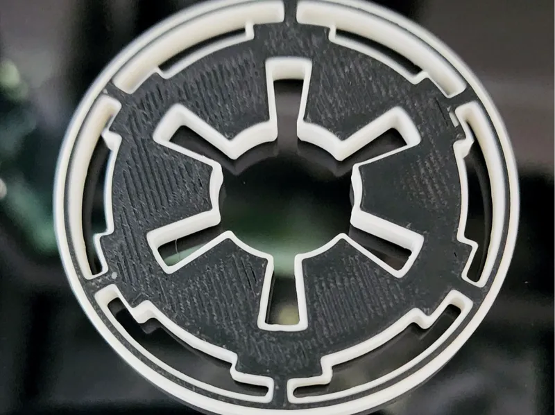 First Galactic Empire Emblem, Two Color Tones
