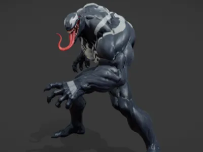 Venom Marvel Rivals statue