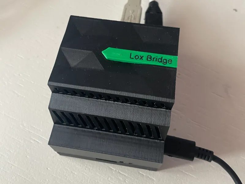 DIN Case RPI+5 Lox Bridge