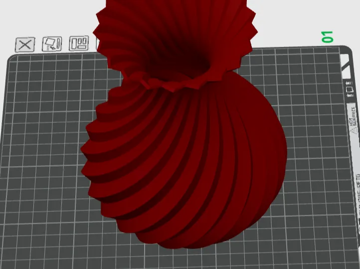 Printed Vase