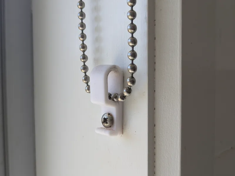 Print-in-Place Blind/Curtain Cord Guide