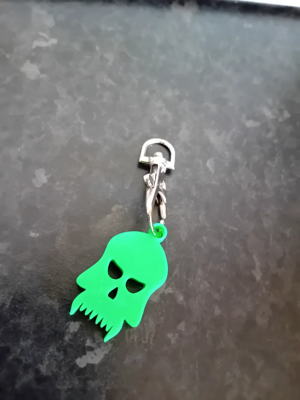 Orc Skull Keyring - 3d orc skull keychain by Satan Studio - MakerWorld