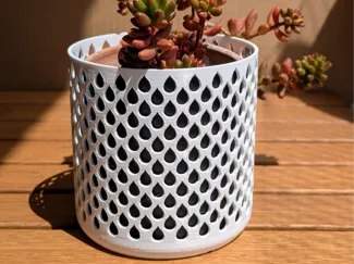 Teardrop Lattice Planter / Succulent Pot Cover