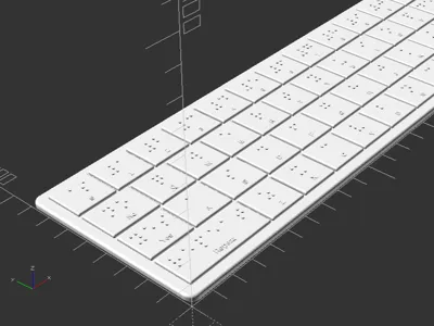 SPKeyboard Deaf-Blind AAC "Keyboard" - parametric