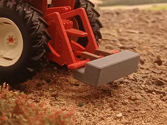 Heckgewicht & Ackerschiene 1:32 Modelle
