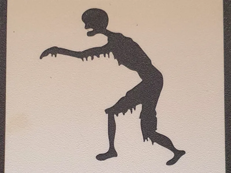 Danger zombie - sign