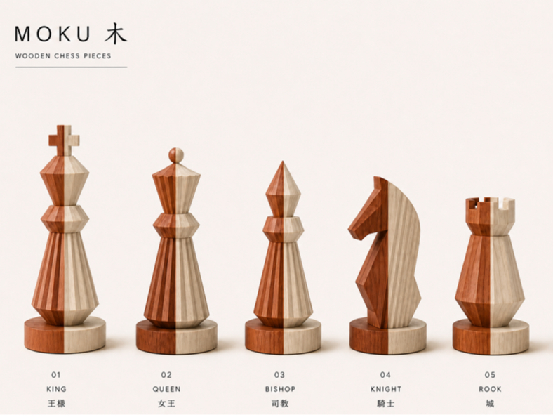 MOKU Chess Pieces 