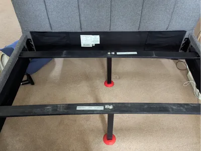 Bed leg load spreader