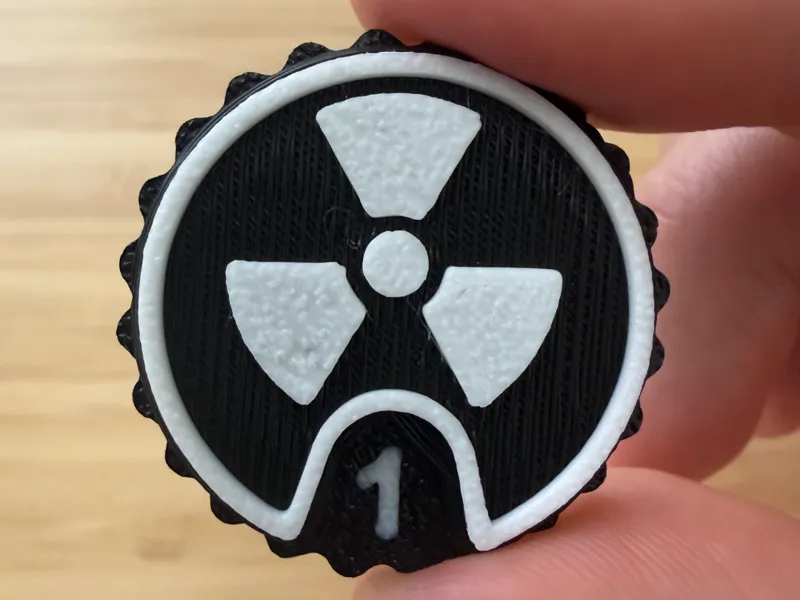 Spinning 1-20 MTG Rad / Toxic Token