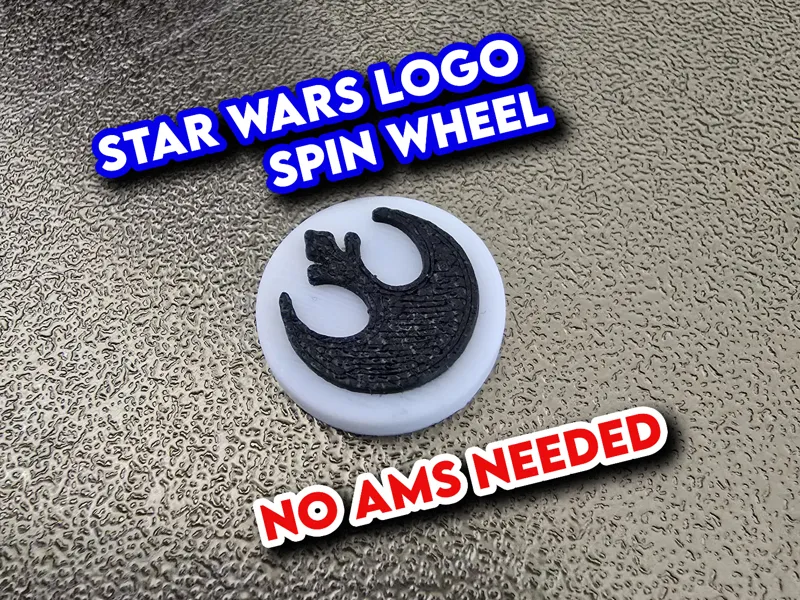 Star Wars Logo Spin Wheel - No Need AMS