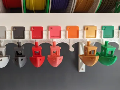 Shelf mounted Benchy Display Bridge Style 2.0