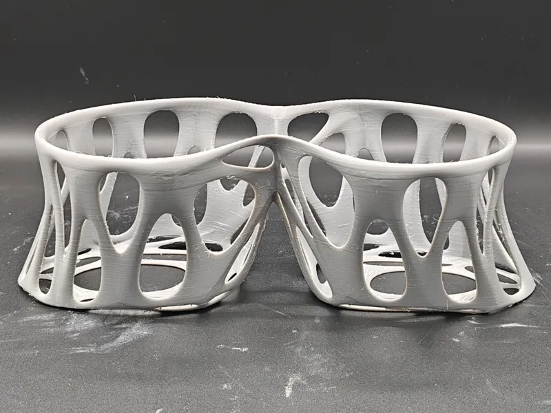Minimalist voronoi shoes rack