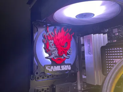 CyberPunk SAMURAI Fan Cover 120mm