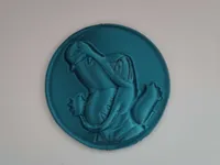 Pièce Totodile en relief, Pokémon — photo 1
