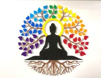 Bouddha sous l'arbre coloré — photo 4