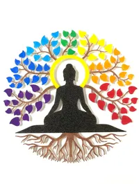 Bouddha sous l'arbre coloré — photo 5