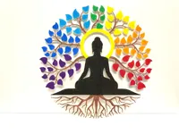 Bouddha sous l'arbre coloré — photo 2