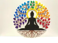 Bouddha sous l'arbre coloré — photo 3