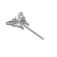 Pique décorative pour pot de fleur - papillon — photo 3