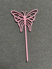 Pique décorative pour pot de fleur - papillon — photo 4
