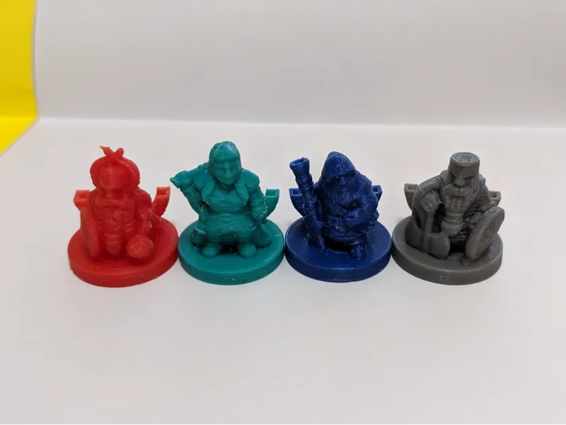 Caverna Dwarves Model with Token holder