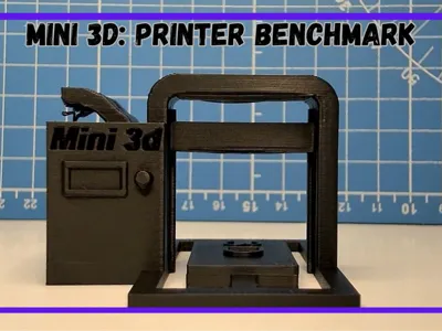 Mini 3D: 3d Printer Test/Benchmark