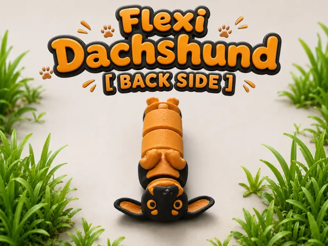 Flexi Dachshund [ BACK SIDE ]