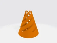 Spinner Outside, single part, 0.2mm layer,2 walls,15% infill