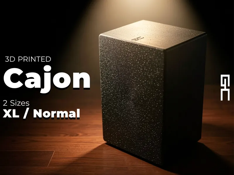 Cajon - 2 Sizes - 100% 3D Printed + AMS Option