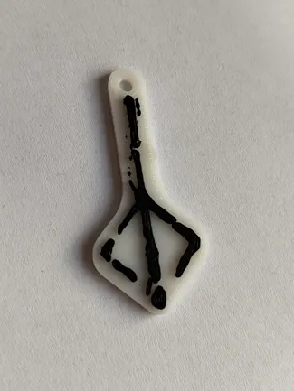 Bloodborne Hunter's Mark Keychain 