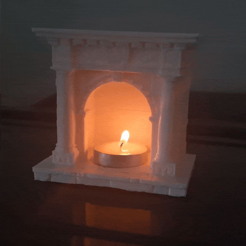 Cheminée de noël 