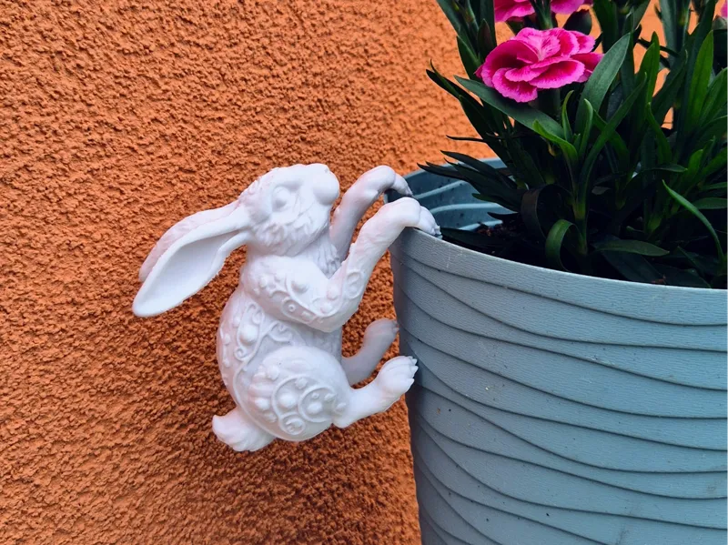 Detailed Easter Bunny figurine
