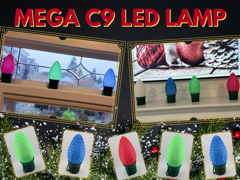 Vintage Mega C9 LED Lamp