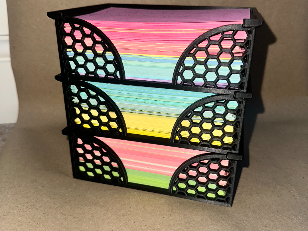 Stackable Flash Card Holder