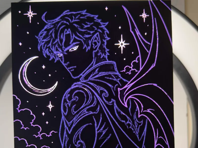 ACOTAR - Rhys Backlit Lineart