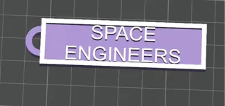 Space Engineers Keychain