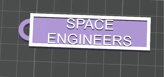 Space Engineers Keychain