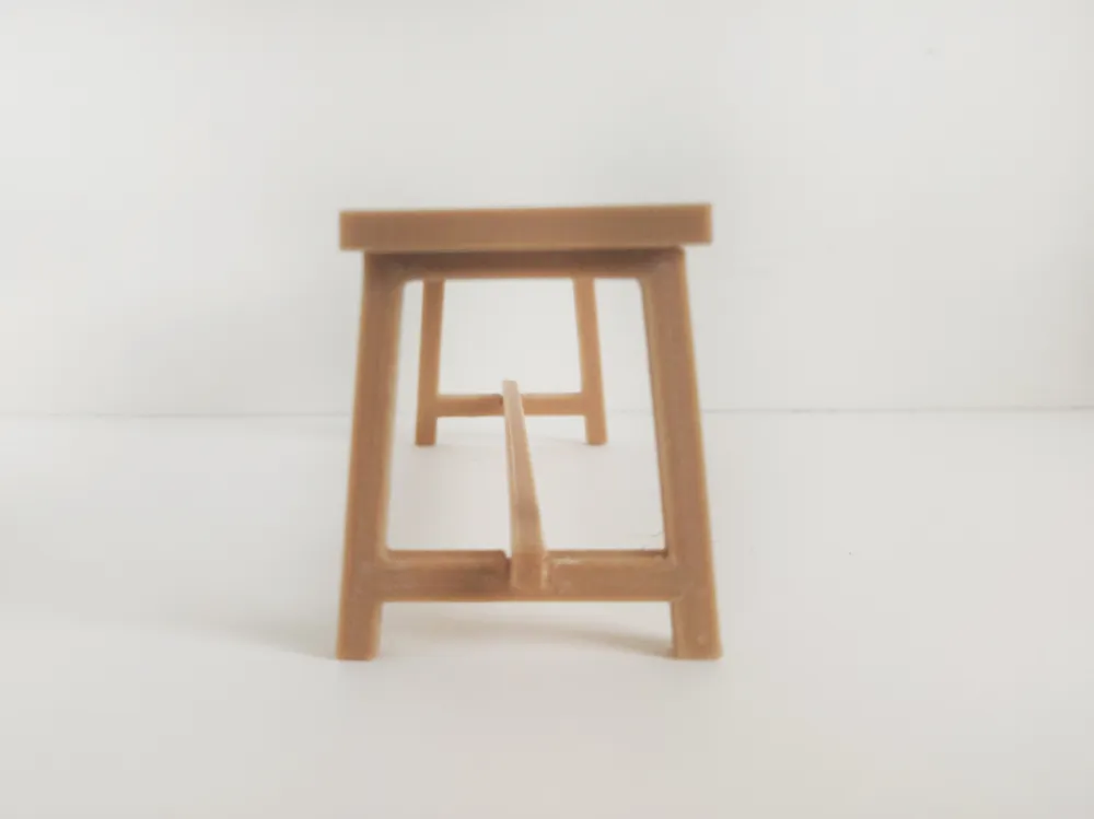 Miniature Bench 1/12 Scale by Lunahut MakerWorld: Download Free 3D Models