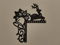 Renne avec clochette - coin de porte — photo 2