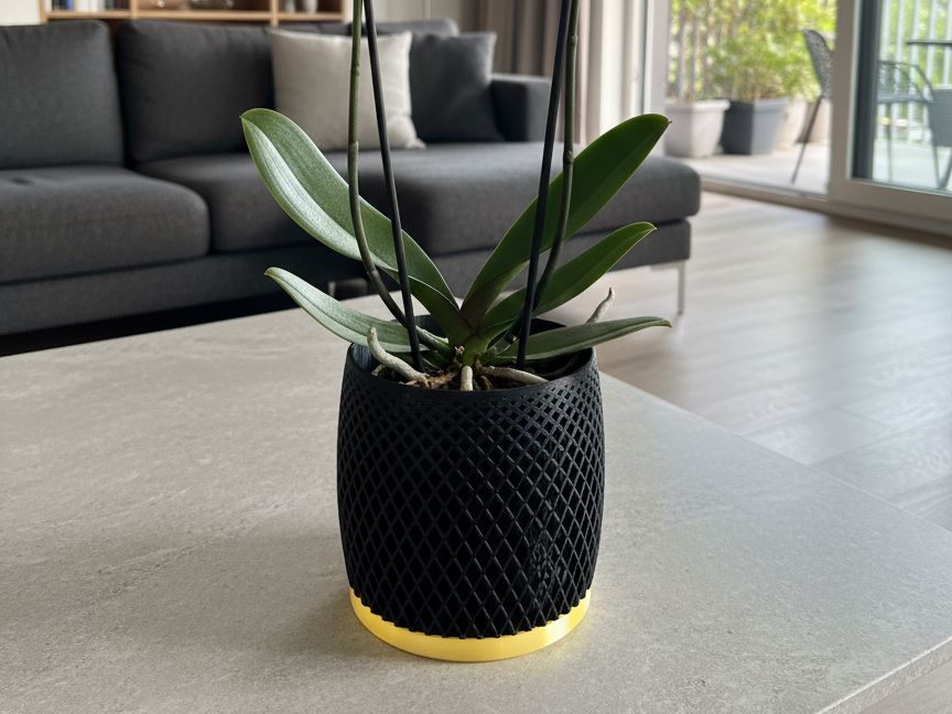 Diamond Mesh Planter