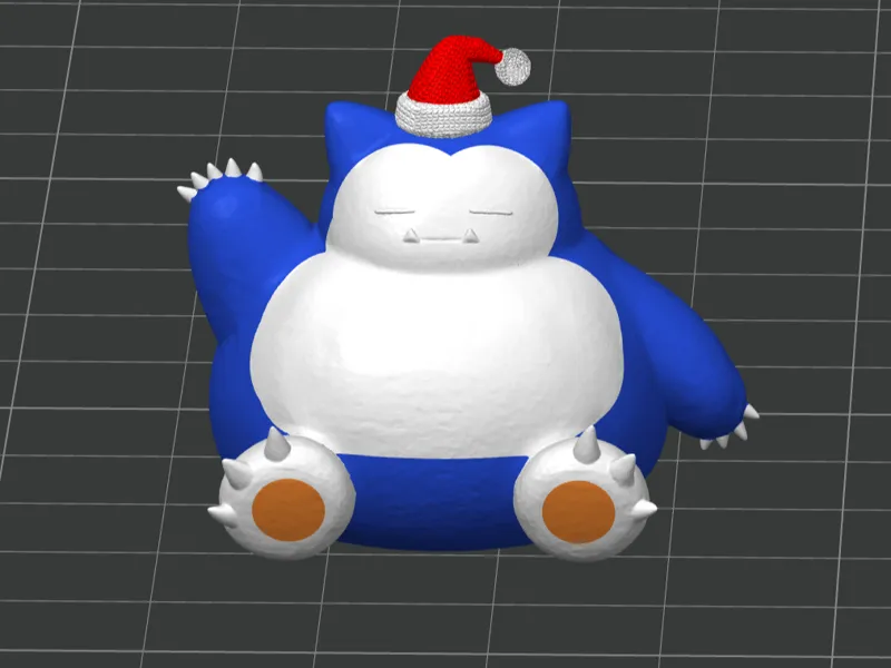 Waving Christmas Snorlax