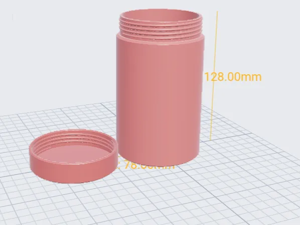 twist cap container
