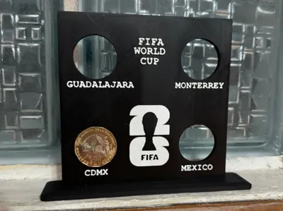 World Cup coin holder