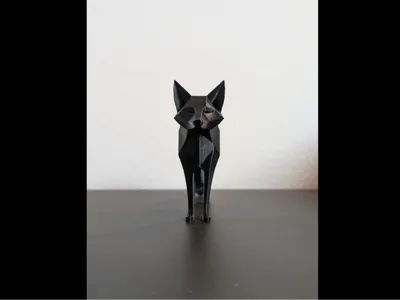 Fox Polyhaft Low poly fox by forte96 - MakerWorld